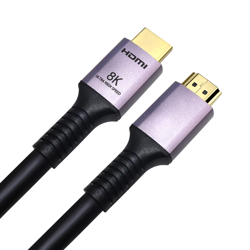加工定制HDMI線 8k60hz鋁殼電腦投影儀高清連接線 hdmi2.1高清線