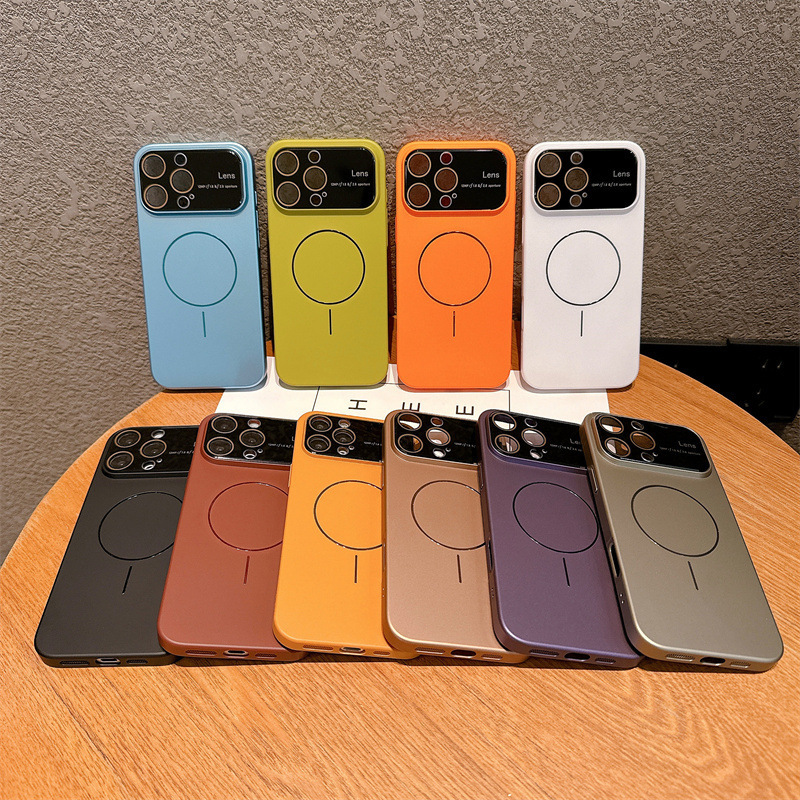 适用大视窗护镜苹果iPhone17promax手机壳新款Magsafe磁吸17air壳|undefined