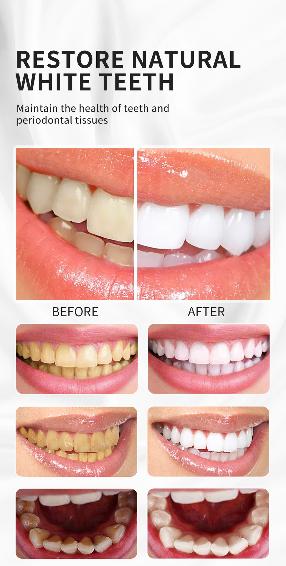 Lettre Produits De Soins Bucco-dentaires Style Simple Soins Personnels display picture 6