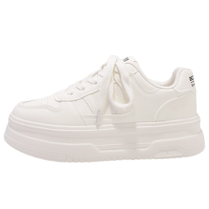 High white shoes platform, footwear, sports universal sports shoes, trend of season