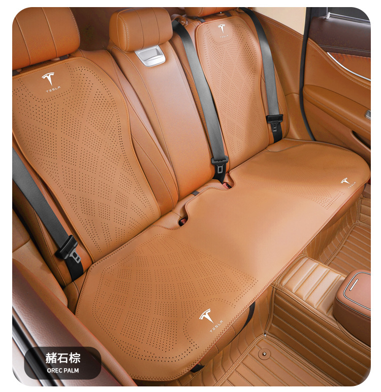 Cross-Border Suitable for Tesla Model 3 Model Y Car Seat Cushion All Year Round Summer Breathable Seat Cover Export