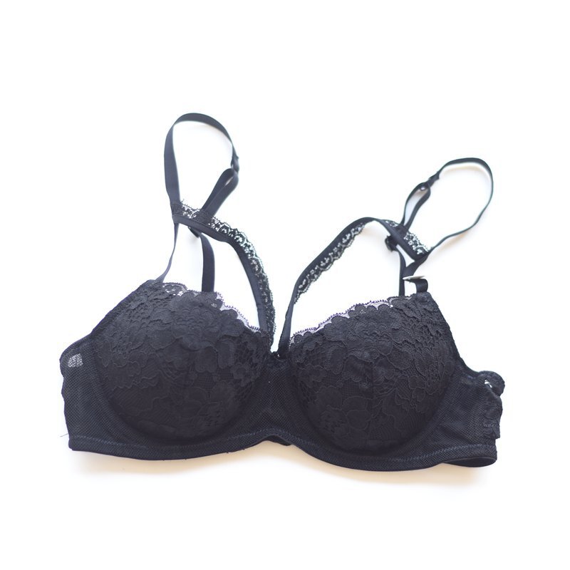 Nordic Sweden H Home Sexy Lace with Steel Rings for Comfortable Big Chest Small Thin Bra