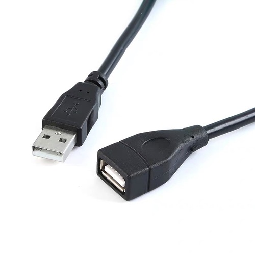 1.5m 3m black A/F2.0 usb data extension connection line extended U disk mouse male to female full copper wire core 