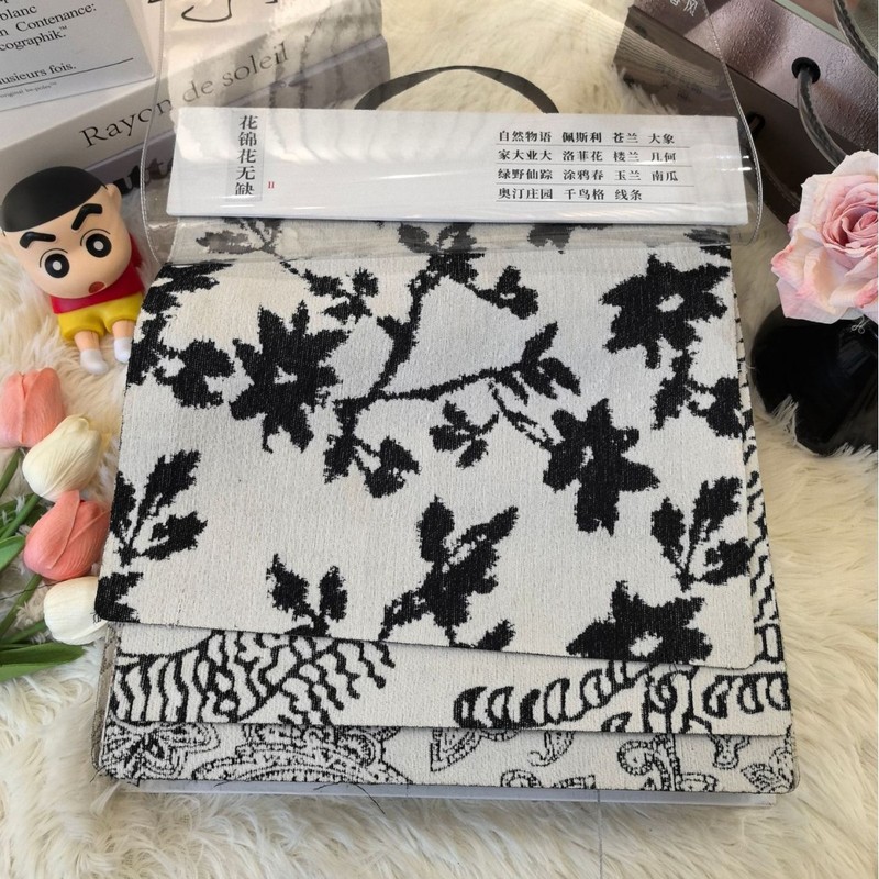 法式复古雪尼尔提花窗帘中古风色织花布客厅卧室遮光窗帘面料批发|undefined