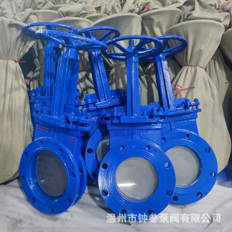 PZ73F-16C 手动铸钢明杆刀型闸阀 PZ73F 单刀闸板阀 灰渣阀 DN300