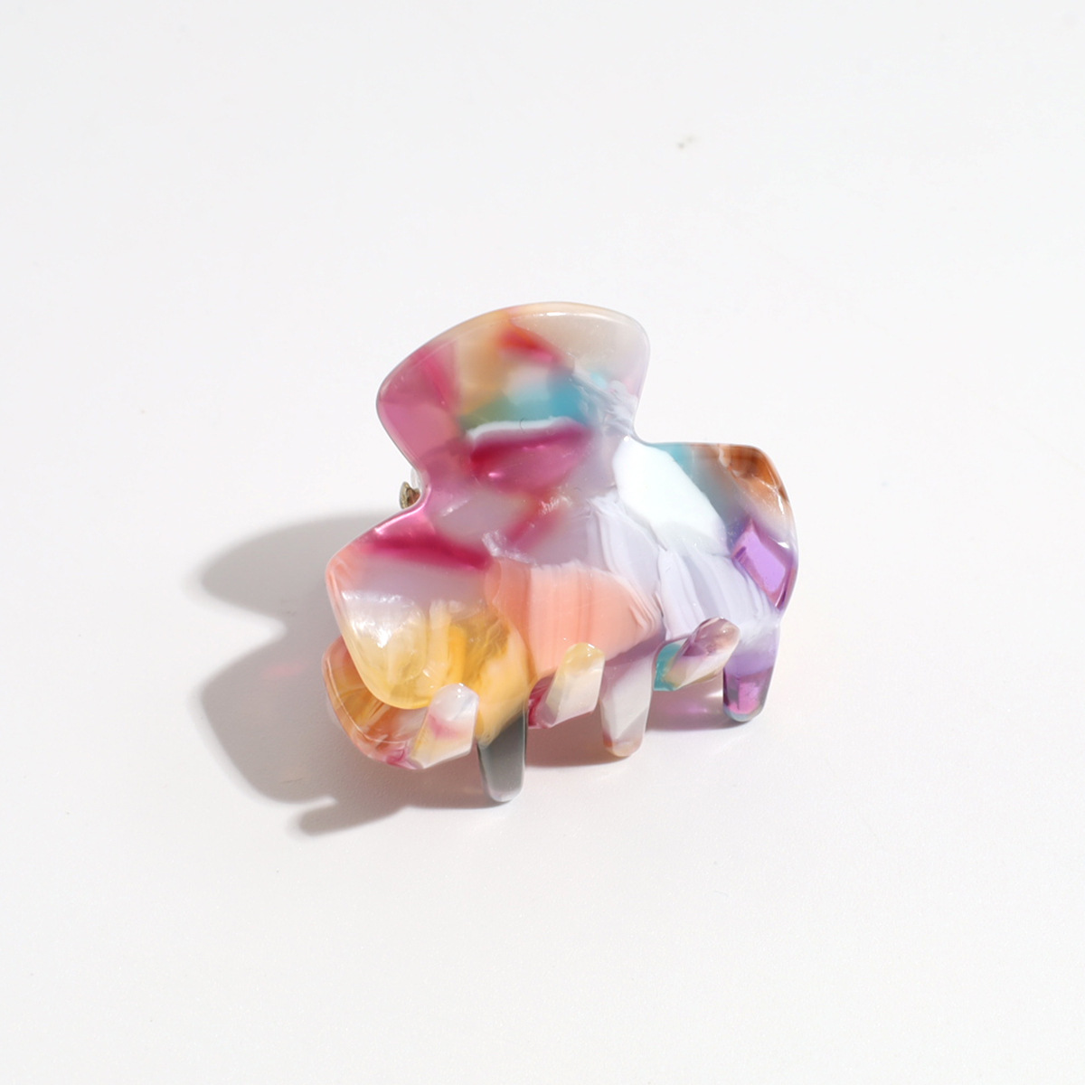 12g Weight Hair Claws Hair Accessories Type 1 Piece Quantity Indoor, Daily Occasion Plastic, Resin Material Solid Color Pattern Women's Gender Cute Style Women's Cute Solid Color Plastic Resin Hair Claws 11