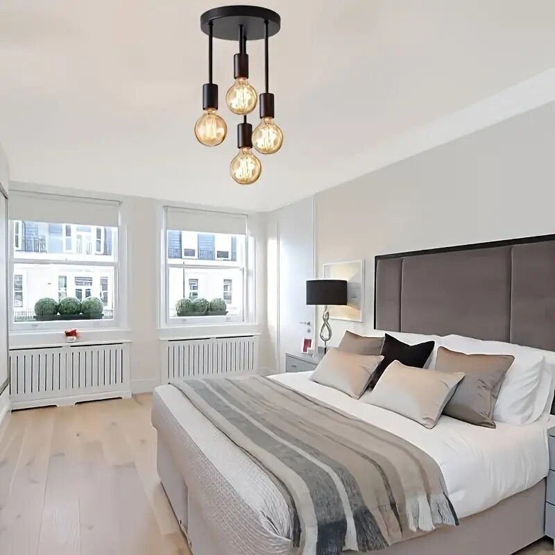 Transfronterizo amazónica simple lámpara de techo de tres extremos comedor dormitorio estudio sala de estar lámpara de lámpara de lámpara de lámpara de escalera