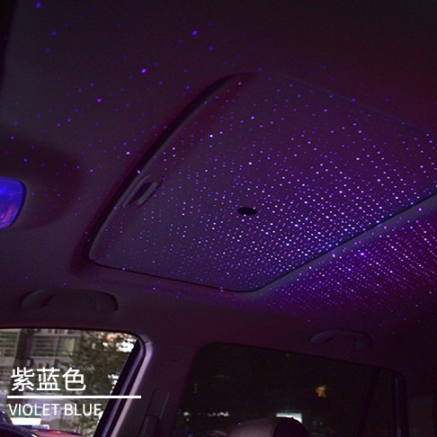 Lámpara de proyección del coche Internet celebridad coche cielo estrellado lámpara USB techo cielo estrellado lámpara modificado coche lámpara de aire interior