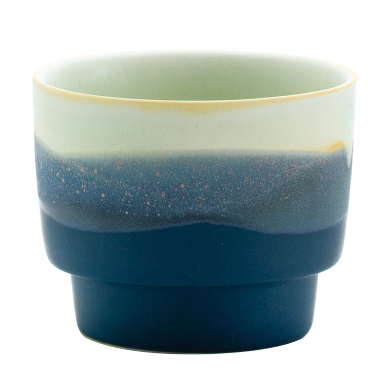 Taza de cerámica de estilo chino Taza de degustación de café de oficina Taza para el hogar Taza creativa de horno rosa personalizada