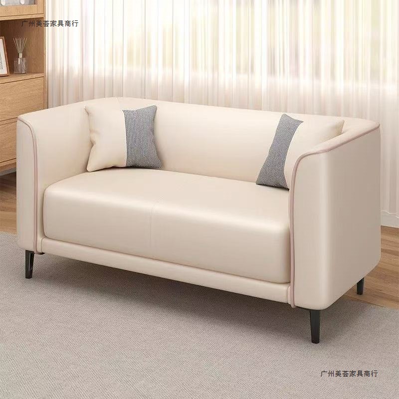 Nordic Small Apartment Sofa Trendy Model for Two or Three People, Suitable for Living Room, Clothing Store, Rental Apartment, Tech Fabric Small Sofa
