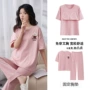 夏款外穿套头条纹家居服