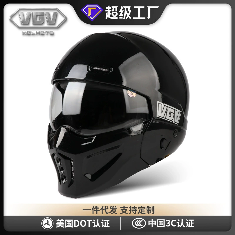 [Спот] Внешняя торговля специально для VGV3c сертифицированный мотоциклетный шлем отечественного скорпиона комбинированный шлем для мужчин и женщин ретро