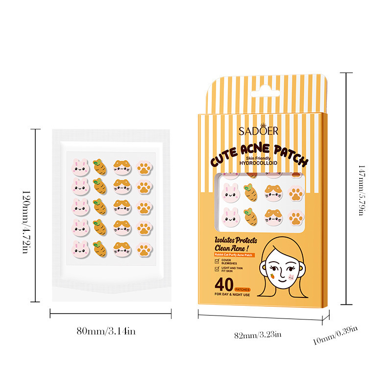 Vollständiger englischer Patch Shangduo Rabbit Cat Student Akneentfernung Feuchtigkeitsspendendes hohes Erscheinungsbild_voghion.com