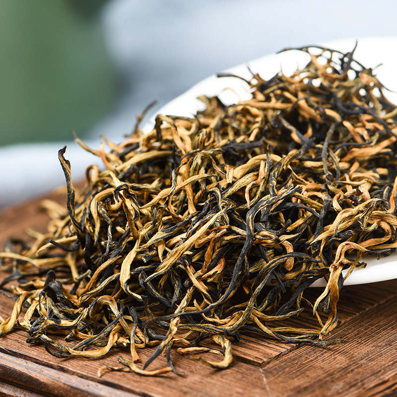 2024 New Tea Jin Jun Mei Black Tea Loose Leaf Aromatic Jin Jun Mei Canned Gift Box 500g