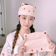 纯棉月子帽春夏薄款产妇头巾防风孕妇发带产后可爱时尚妈妈帽秋季