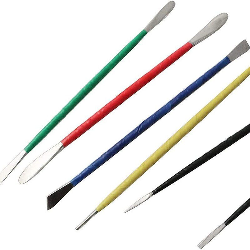 Cross-Border Customization of 6-Piece Double-Headed Stainless Steel Folk Art Sculpture Clay Tools Pottery Sculpture Set Cross-Border Customization of 6-Piece Double-Headed Stainless Steel Folk Art Sculpture Clay Tools Pottery Sculpture Set