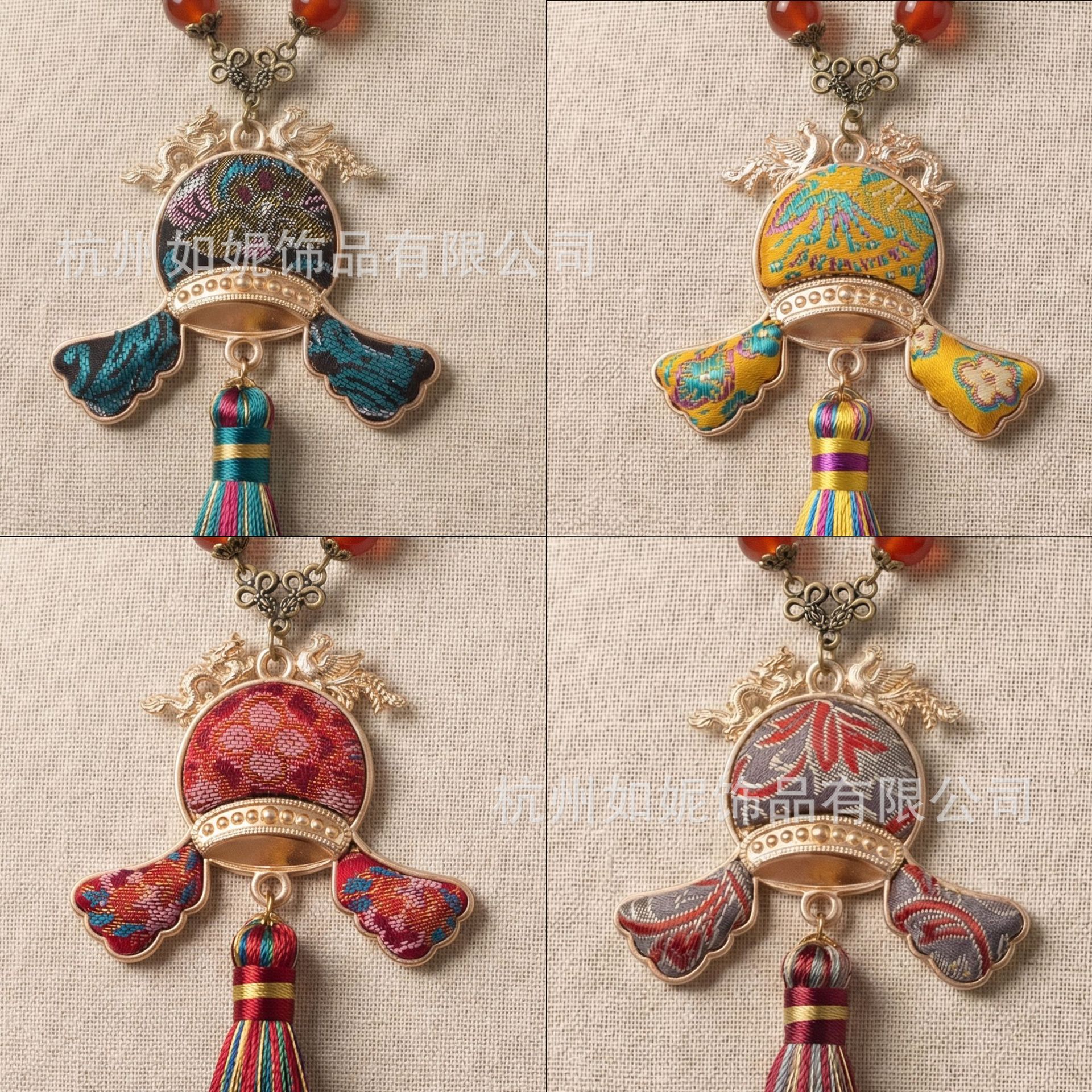 Song brocade headbands, official hats, pendant bases, covers, charms, tassels, bag accessories, car decorations, handmade items, wholesale.