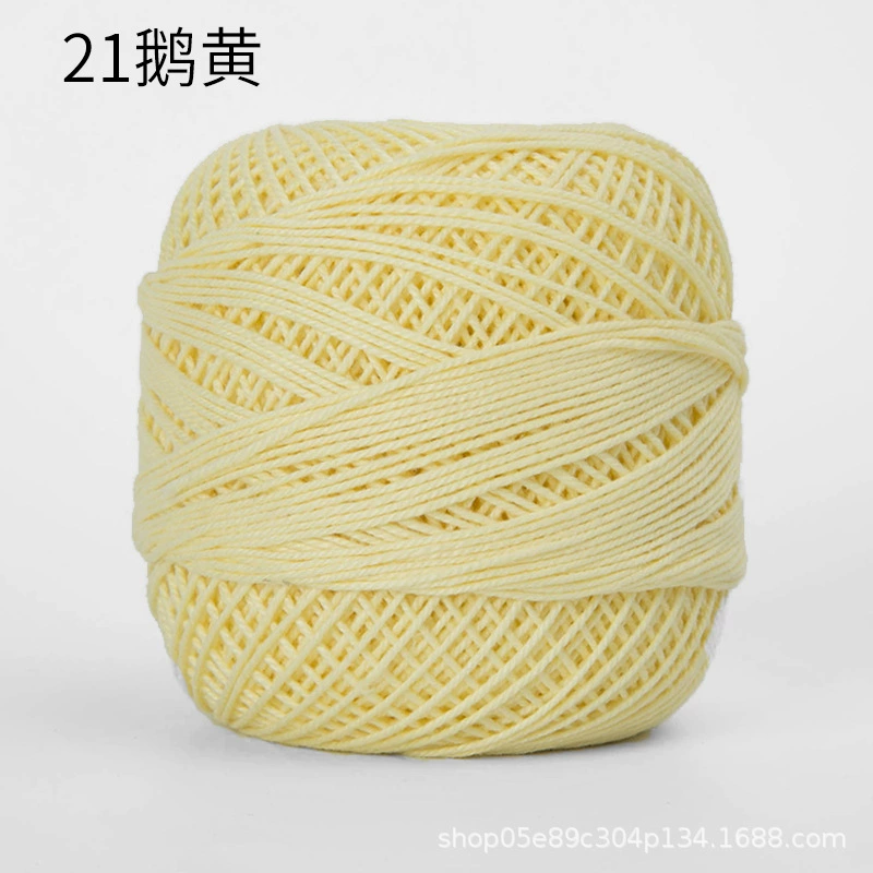 Шёлковая crochet нить шарики, 3 размера, разноцветная пряжа для вязания сумок и крючком