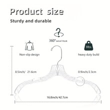供应水晶透明塑料晾衣家用收纳神器裤架通用多功能裤架塑料衣架
