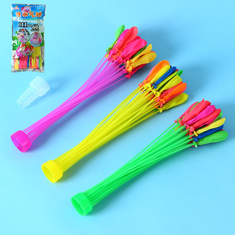 Globos de agua irrompientes para niños, batallas de agua al aire libre no tóxicas, bombas de inyección de agua rápida, juegos de verano, juguetes de guerra de waterpolo