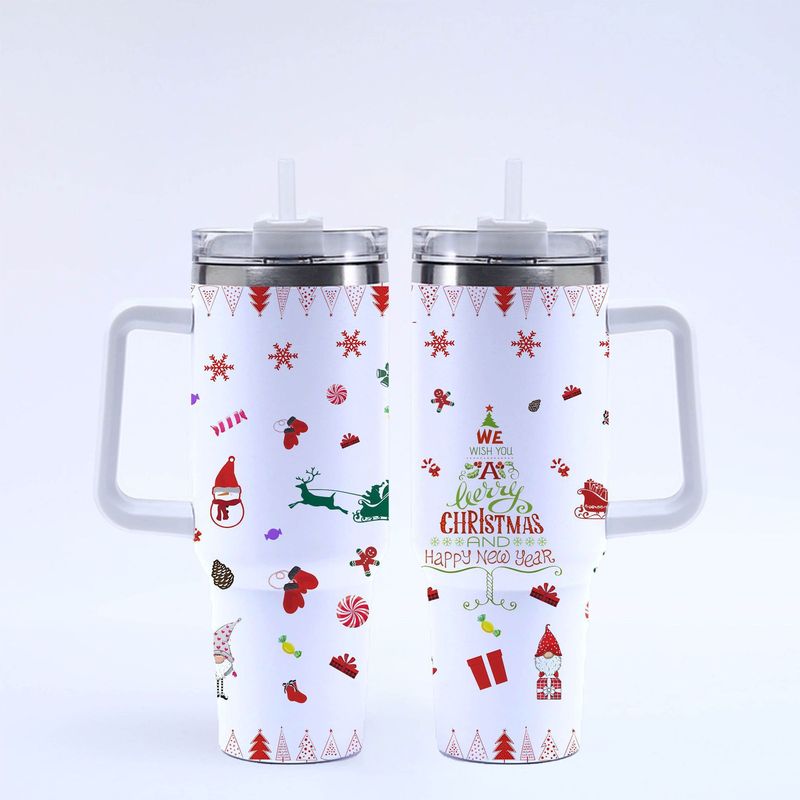 クロスボーダー Amazon の新クリエイティブ 40 オンス カー カップ ビッグ マック アイス カップ クリスマス サーモス カップ カスタマイズ|undefined