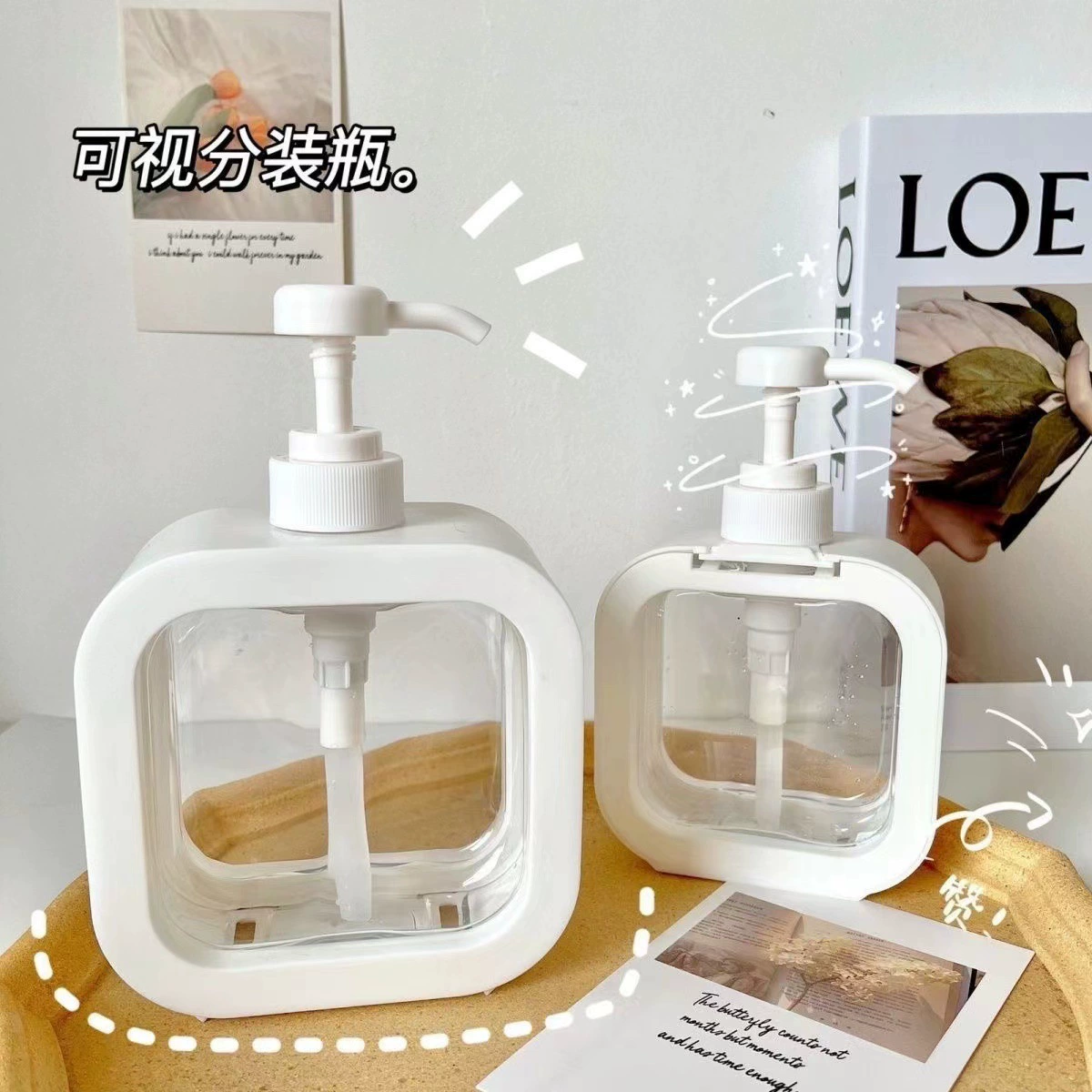 Суб-бутылка гель для душа моющее средство пресс Бутылка шампунь бутылка с пенообразующей пеной большая емкость бутылка дезинфицирующего средства для рук пустая бутылка