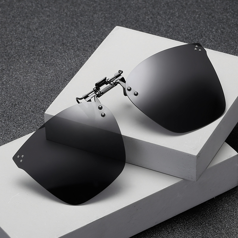 2021近视偏光夹片太阳镜GM同款墨镜司机开车驾驶夜视大框夹片眼镜|ms