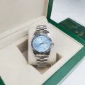 Dual Calendar - Silver Sky Blue