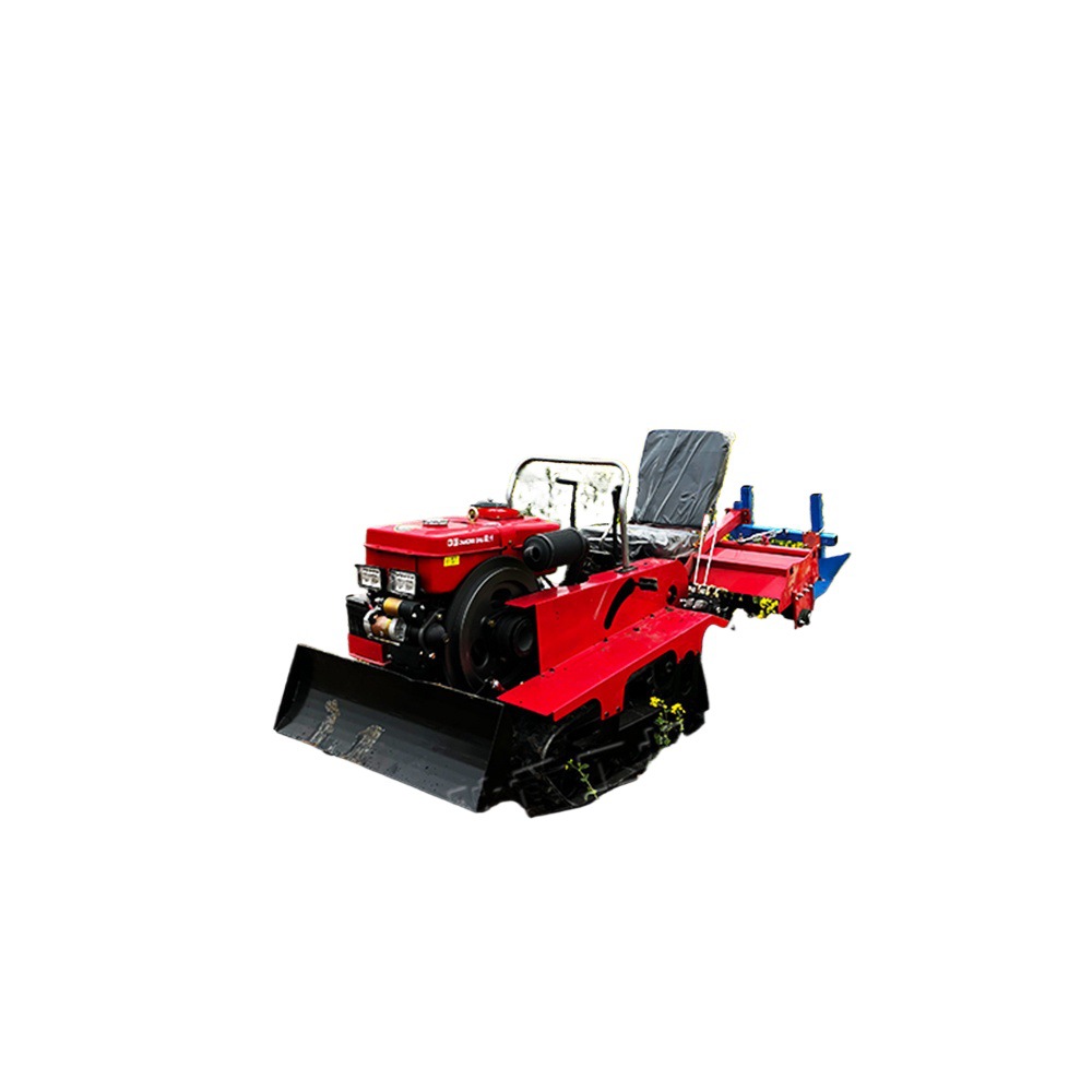 Farmland Tiller Agro-pastoral zanja bulldozer todo en uno pequeño arrozales de cuatro tracciones