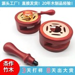 厂家批发木制炉子 欧式复古实木火漆溶炉马卡龙色系火漆炉子现货