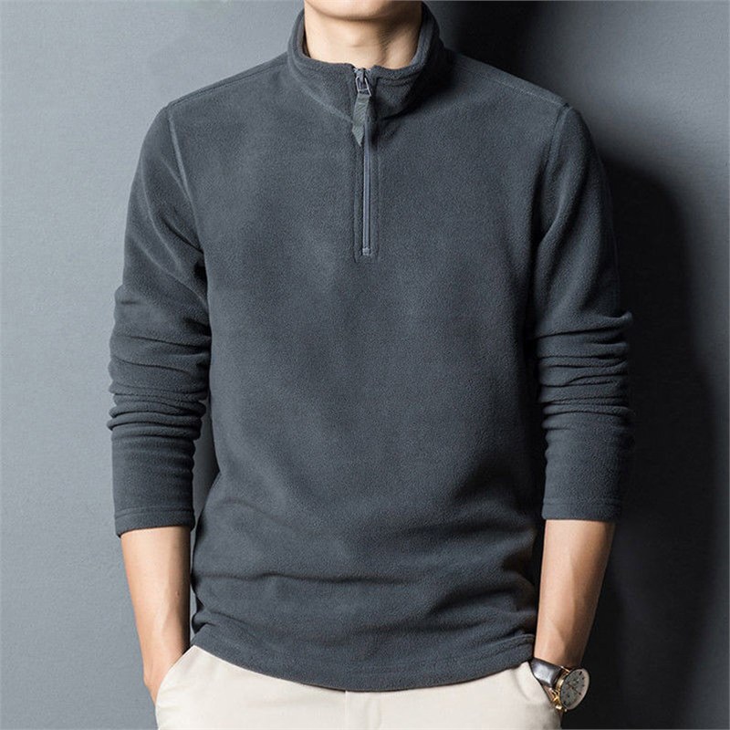 Autumn and Winter Sweaters for Young and Middle-Aged People, Stand-Up Collar Polar Fleece Sweatshirts, Trbottomyy Tops, Fleece Half Turtleneck Thin Autumn and Winter Sweaters for Young and Middle-Aged People, Stand-Up Collar Polar Fleece Sweatshirts, Trbottomyy Tops, Fleece Half Turtleneck Thin