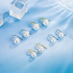 Pearl Earrings for Women 2022 New Trendy French Retro Small and Elegant High-End Style Charming Earrings