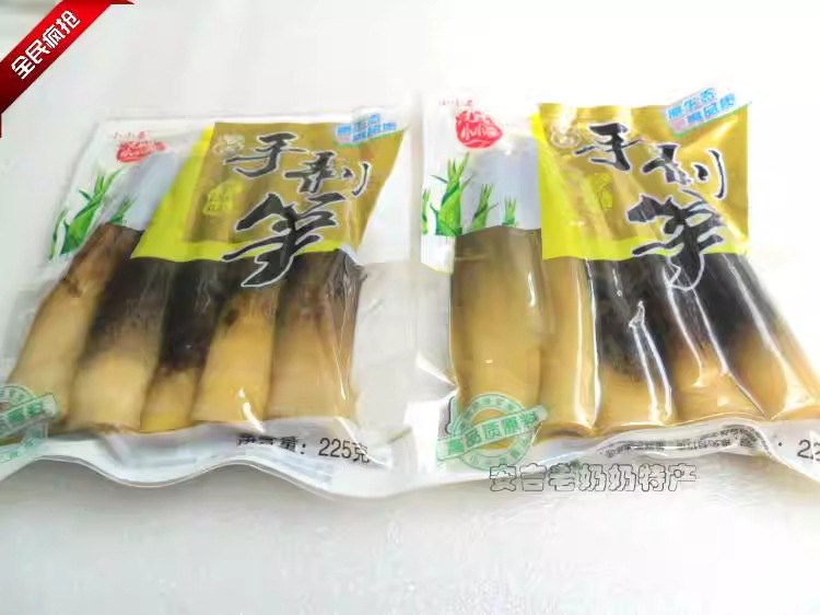 Hand-Peeled Bamboo Shoots Ready to Eat Pickled Pepper Flavor 500g Bag Spicy Snack key features