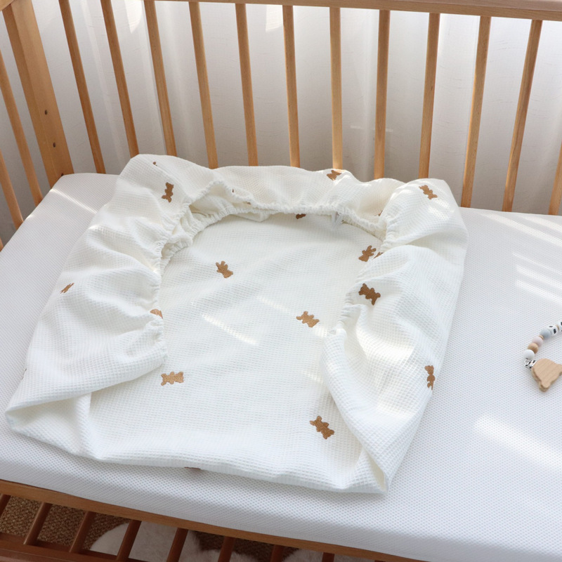 미니 작은 와플-윤곽 곰