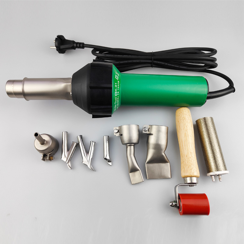 Pistola de soldadura de plástico 1600W de alta potencia PP termorregulación PVC bobina plástico suelo herramienta PE aire caliente plástico soldador image 7