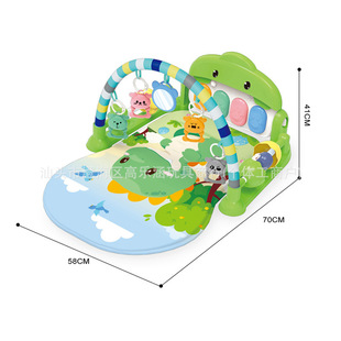 New Product Baby Fitness Rack Toys for 0-1 Years Old Newborn Baby Music Piano Cross-border Crawling Mat Toys