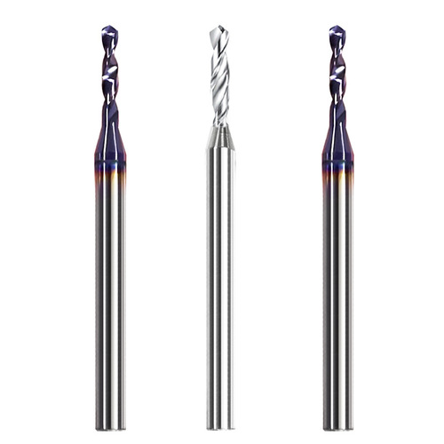 Carbide Tungsten Steel Drill Bit High Hardness Fixed Shank Drill D3 Large Shank Drill Bit for Copper, Aluminum, and Stainless Steel Tapered Helical Drill Bit