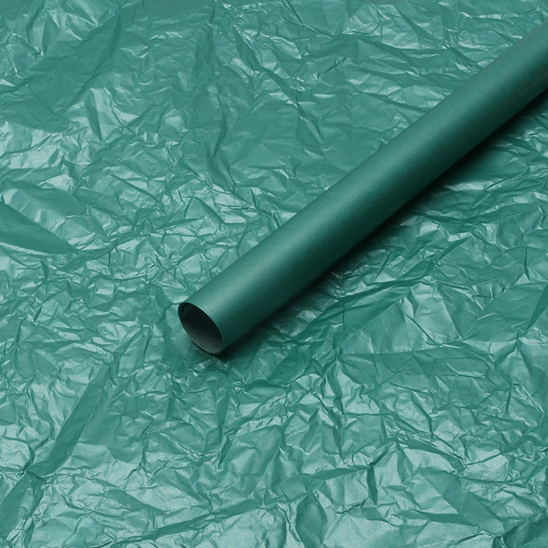 Papel de pera perla Bouquet decoración plisado forro de papel tienda de flores material floral fábrica al por mayor papel de embalaje de flores