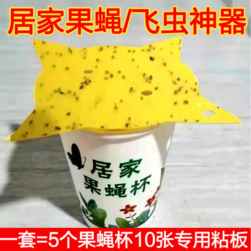 (가정용으로 추천) 컵 5세트와 접착판 10장