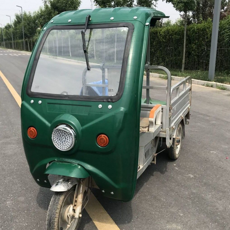 电动三轮车车棚雨棚遮阳挡雨篷驾驶室前车头棚电瓶车蓬塑料前挡风|undefined