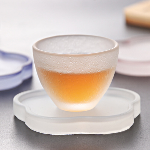 Coasters, tea mats, Chinese frosted saucers, multi-color pressed insulation mats, kitchen placemats, Kung Fu tea set accessories, anti-scalding mats
