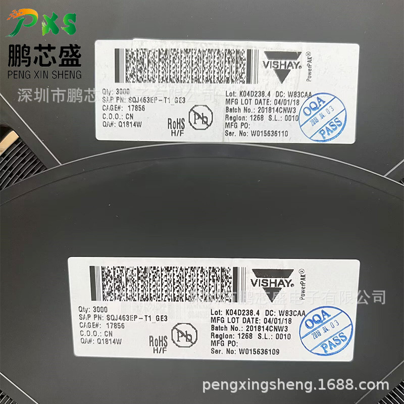 SQJ463EP-T1_GE3 丝印QJ463 原装正品 SQJ系列P沟道MOS管40V30A