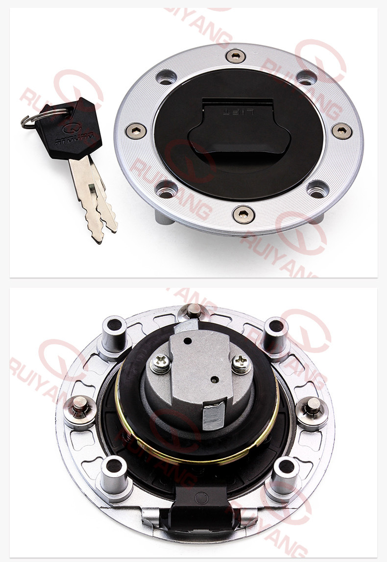 Motorcycle Accessories Suitable for GS500 Set Lock 01-10 Years Electric Door Lock Fuel Tank Cap Lock Full Car Lock