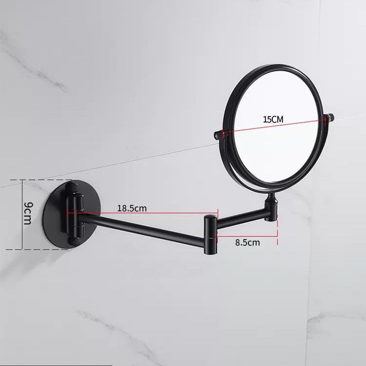 블랙/플랫/더블 폴드/ 6inch