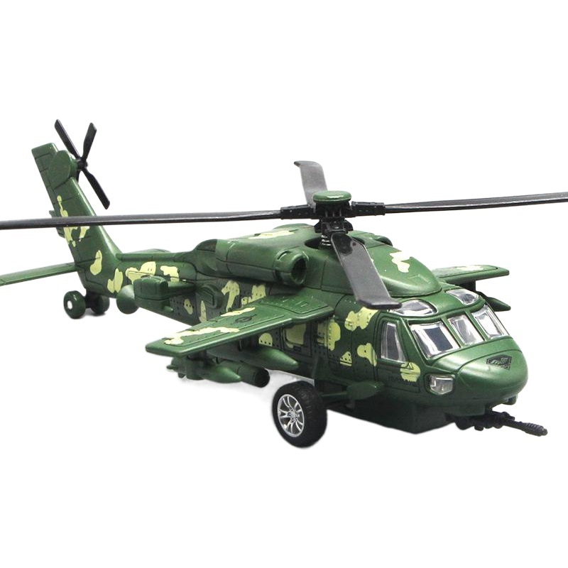 Negro águila helicóptero aleación modelo de aviación modelo de juguete Venta caliente al por mayor niño niños juguete avión