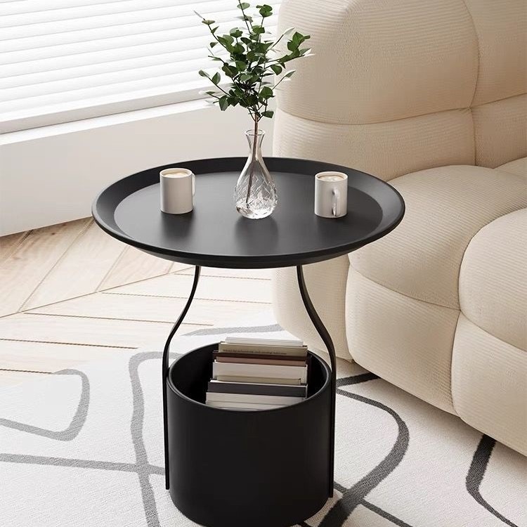Used small trolley storage rack, movable side table for living room, small coffee table, sofa, bedroom, bedside replacement cabinet for storage