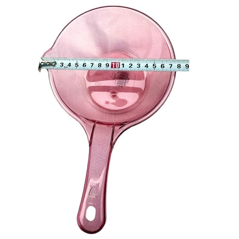 Big transparent plastic water ladle for home use