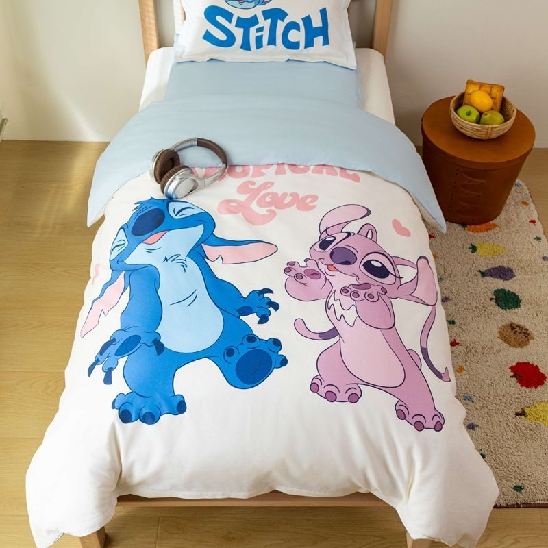 Pure Cotton Large-Sized Kindergarten Cartoon Cute Three-Piece Set with Cushion Cover, Quilt Cover, and Pillowcase, Comfortable and Skin-Friendly, Suitable for All Seasons