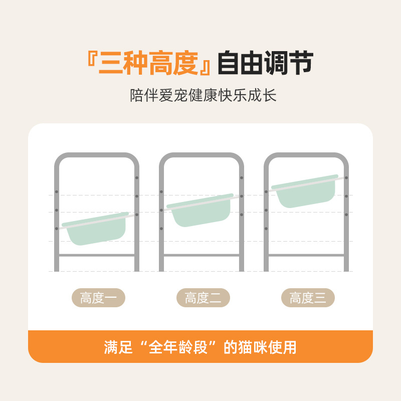 Tazón de cerámica para gatos Tazón de comida para gatos Tazón de comida para gatos de pies altos Tazón para perros anti-volcado Tazón para beber de gran capacidad Tazón doble Protección de la columna cervical