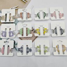 新款半扎发小抓夹女高级感后脑勺发夹精致侧边耳发卡二元店货批发
